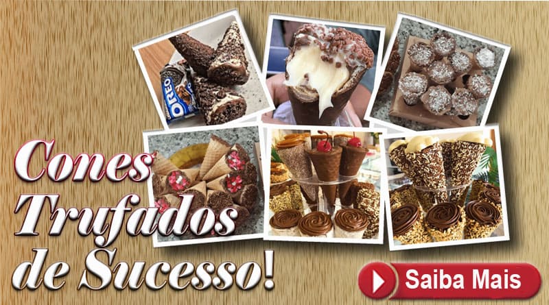 Cones Trufados de Sucesso