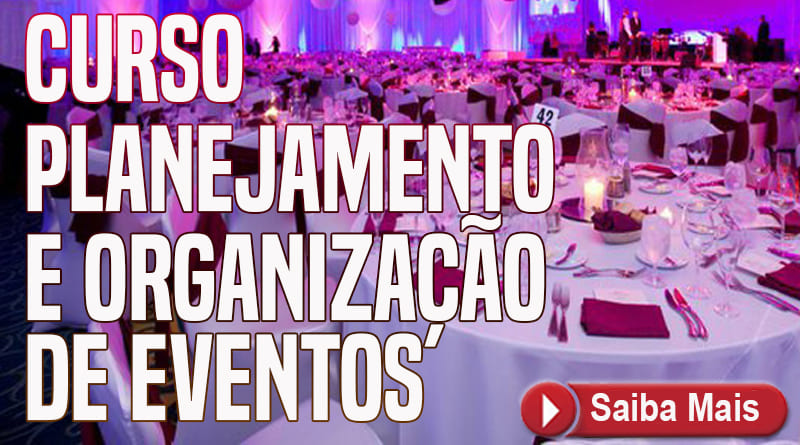 Curso Planejamento e Organização de Eventos