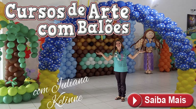 Curso de Decoração com Balões